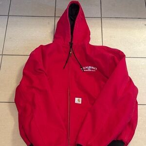 Vintage Carhartt Red Jacket with Logo XXL JR 100